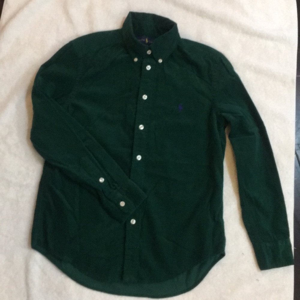 Polo corduroy button up shirt.